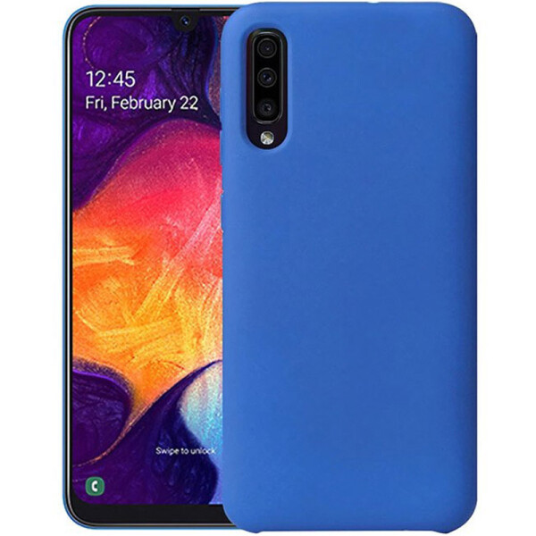 

Силиконовый чехол Soft cover под магнитный держатель для Samsung Galaxy A30s Темно-синий (103652)