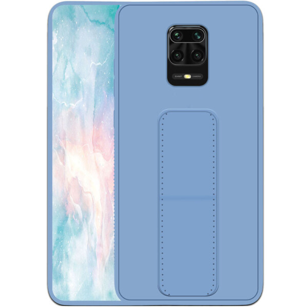 

Силиконовый чехол Hand holder для Xiaomi Redmi Note 9s / Note 9 Pro / Note 9 Pro Max Light blue (156668)
