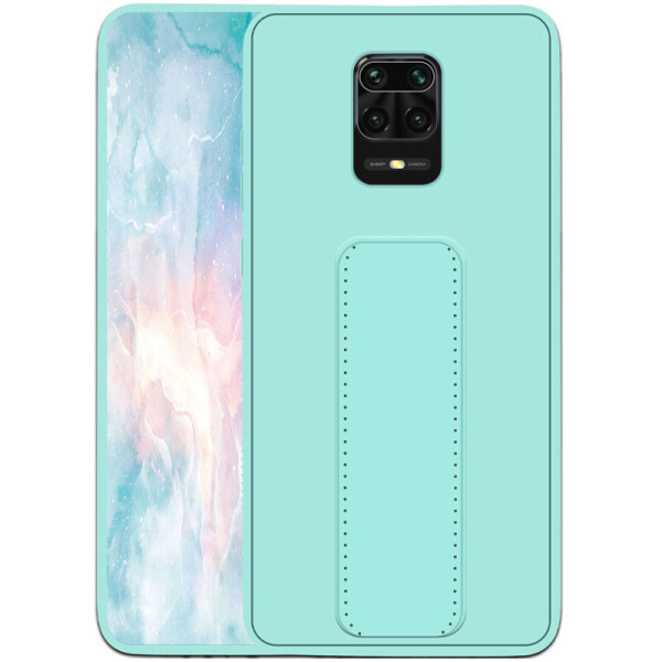 

Силиконовый чехол Hand holder для Xiaomi Redmi Note 9 Pro Mint green (156669)