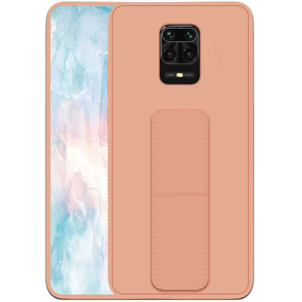 

Силиконовый чехол Hand holder для Xiaomi Redmi Note 9 Pro Max Pink (156670)