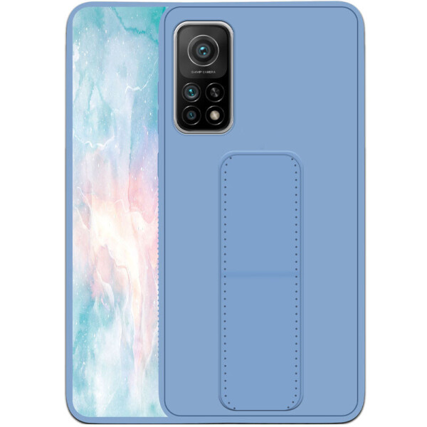 

Силиконовый чехол Hand holder для Xiaomi Mi 10T / 10T Pro Light blue (156619)