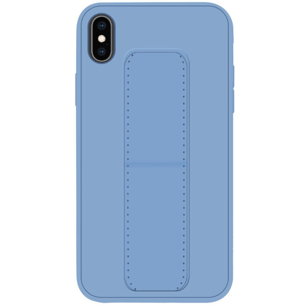 

Силиконовый чехол Hand holder для Apple iPhone X / XS (5.8") Light blue (156588)