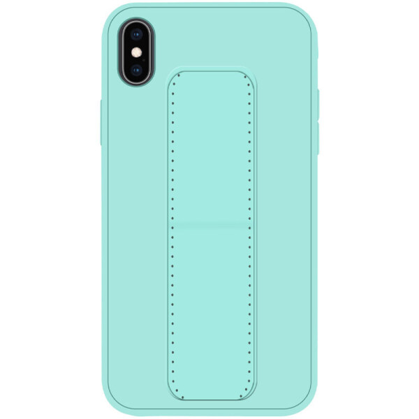 

Силиконовый чехол Hand holder для Apple iPhone X / XS (5.8") Mint green (156589)