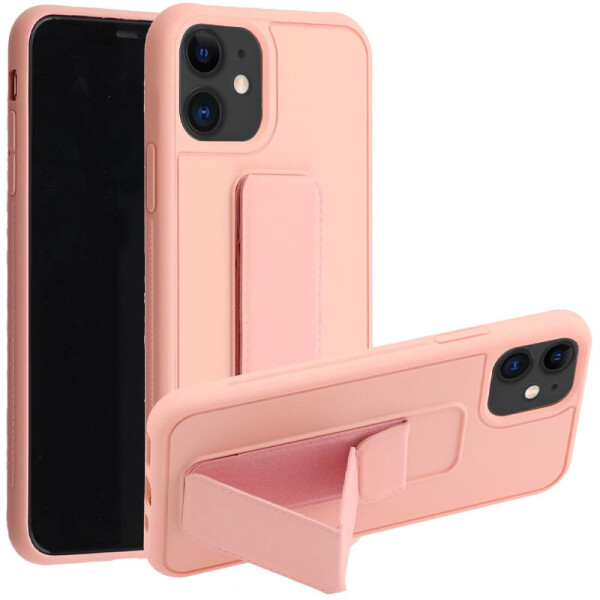 

Силиконовый чехол Hand holder для Apple iPhone 12 mini (5.4") Pink (156562)