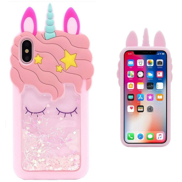 

Силиконовый чехол Unicorn 3D для Apple iPhone X (5.8) Розовый (83339)