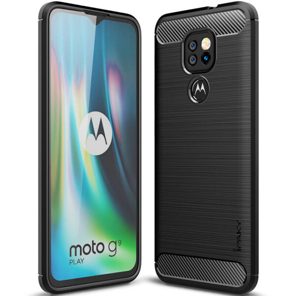 

TPU чехол iPaky Slim Series для Motorola Moto G9 Play Черный (152026)