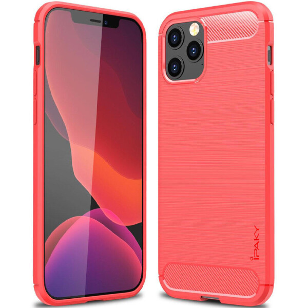 

TPU чехол iPaky Slim Series для Apple iPhone 12 (6.1'') Красный (144981)