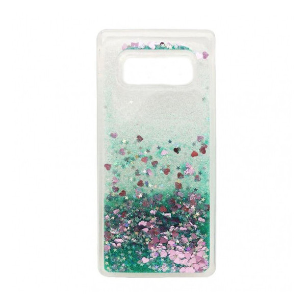 

TPU чехол Liquid hearts для Samsung Galaxy S10+ Бирюзовый (96049)