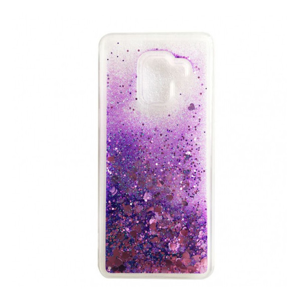 

TPU чехол Liquid hearts для Samsung Galaxy S9 Фиолетовый (90635)