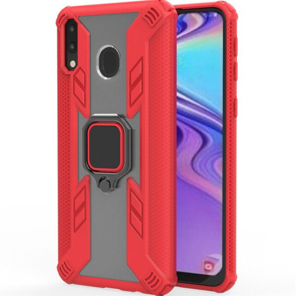 

Ударопрочный чехол Combo Ring под магнитный держатель для Samsung Galaxy A20 (A205F) Красный (105955)