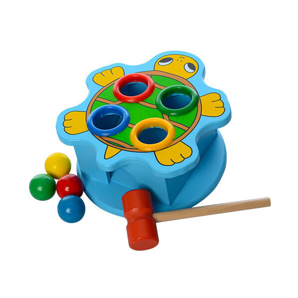 

Деревянная игрушка стучалка MD 0045 ( 0045-2 (Черепашка) с молоточком)