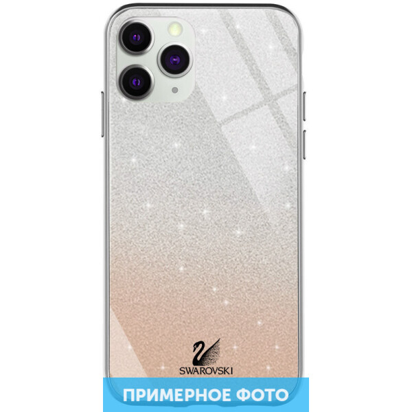 

TPU+Glass чехол Swarovski для Apple iPhone X (5.8") Золотой (152560)