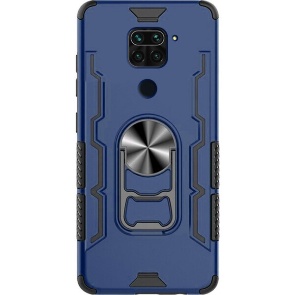 

Ударопрочный чехол Beer Ring for Magnet для Xiaomi Redmi Note 9 / Redmi 10X Темно-синий (142365)