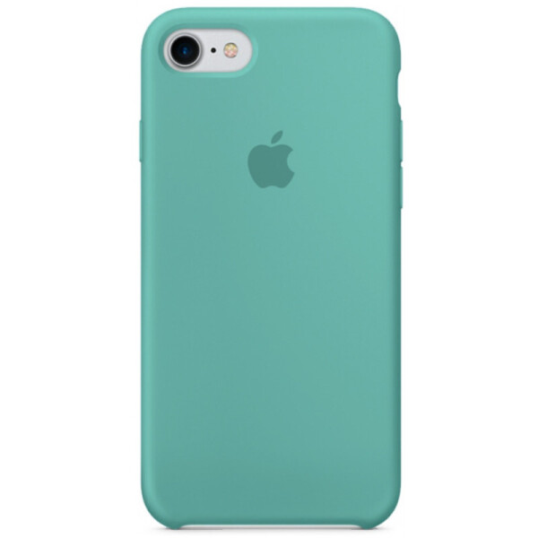 

Чехол Silicone case (AAA) для Apple iPhone SE (2020) Бирюзовый / Ice Blue (140078)