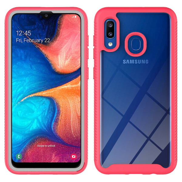 

Ударопрочный чехол Full-body Bumper Case для Samsung Galaxy A20 / A30 Розовый (108660)