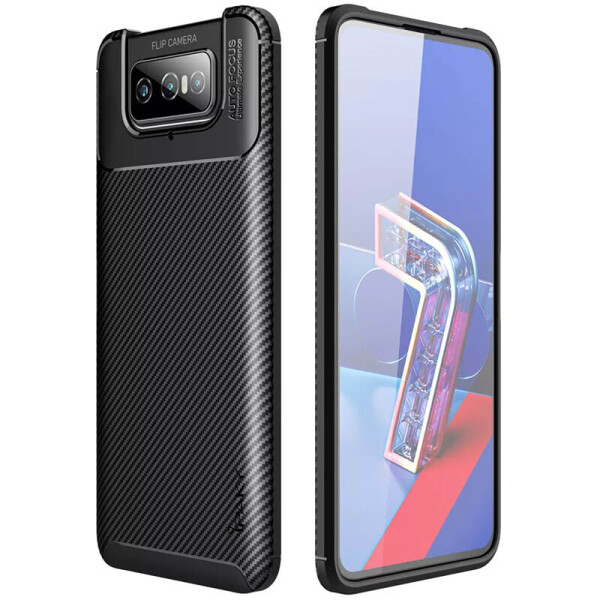 

TPU чехол iPaky Kaisy Series для Asus Zenfone 7 (ZS670KS) Черный (152003)