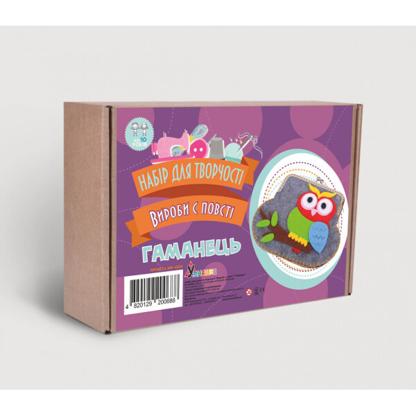 

Набор для творчества. "Изделия из фетра "Кошелек на фермуаре" (ИФ-004) IF-004