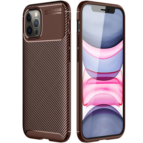 

TPU чехол iPaky Kaisy Series для Apple iPhone 12 Pro Max (6.7") Коричневый (145008)
