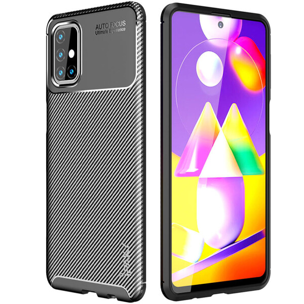 

TPU чехол iPaky Kaisy Series для Samsung Galaxy M31s Черный (144584)