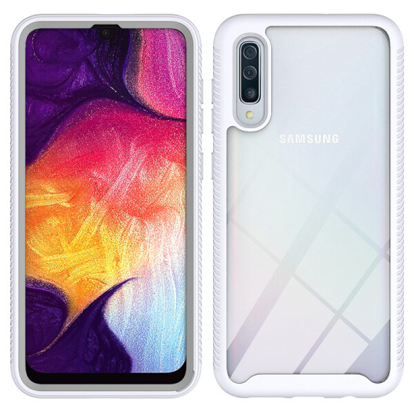 

Ударопрочный чехол Full-body Bumper Case для Samsung Galaxy A50 (A505F) / A50s / A30s Белый (108664)