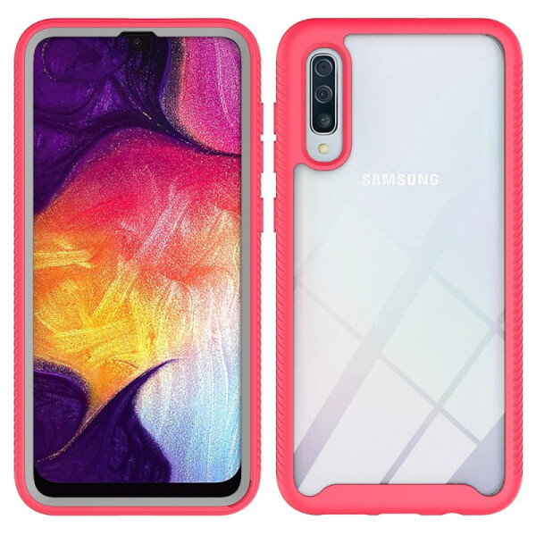 

Ударопрочный чехол Full-body Bumper Case для Samsung Galaxy A50s Розовый (108665)