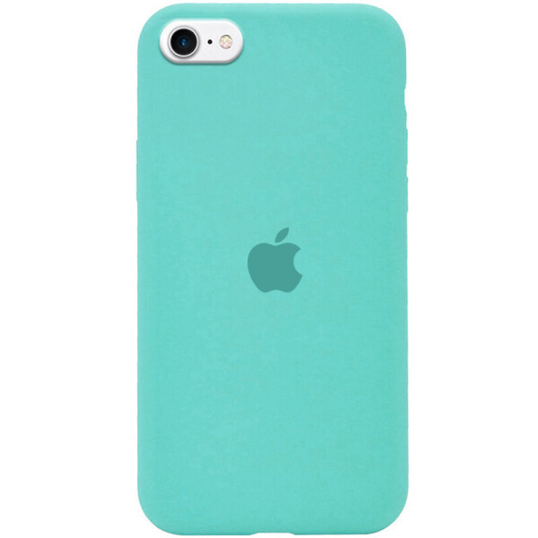 

Чехол Silicone Case Full Protective (AA) для Apple iPhone SE (2020) Бирюзовый / Ice Blue (157028)