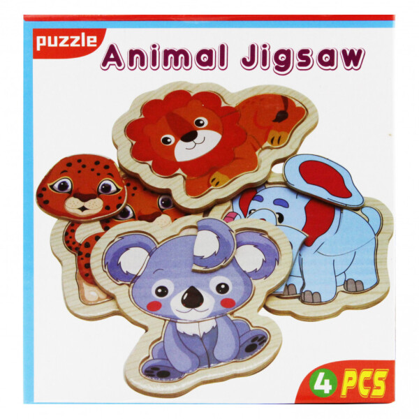 

Деревянная игрушка Пазлы MD 2493 (Животные)