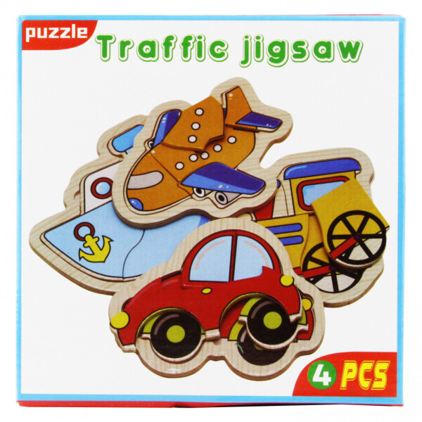 

Деревянная игрушка Пазлы MD 2493 (Транспорт)