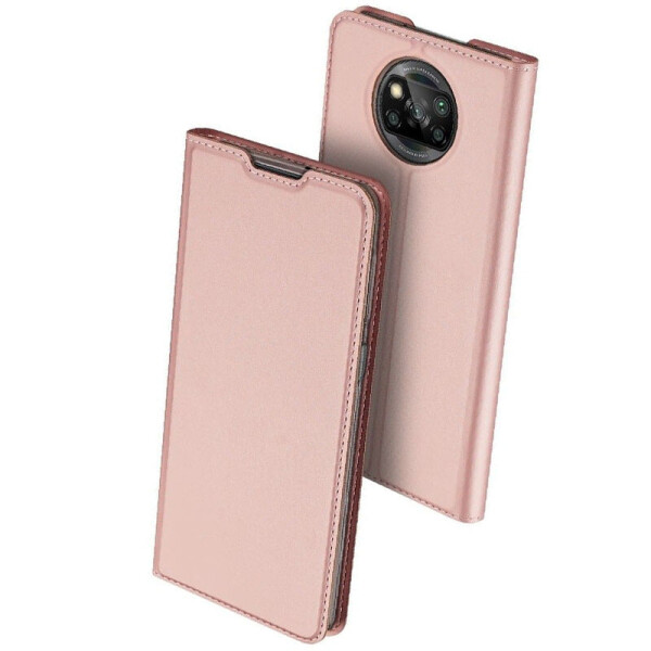 

Чехол-книжка Dux Ducis с карманом для визиток для Xiaomi Poco X3 NFC Rose Gold (148487)