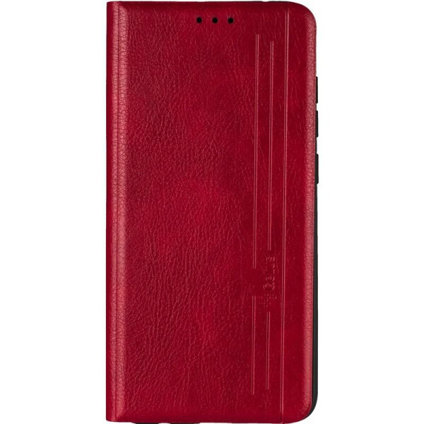 

Кожаный чехол книжка Leather Gelius New для Samsung A207 (A20s) Red