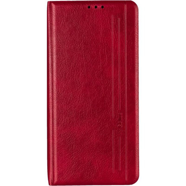 

Кожаный чехол книжка Leather Gelius New для Samsung G780 (S20 FE) Red