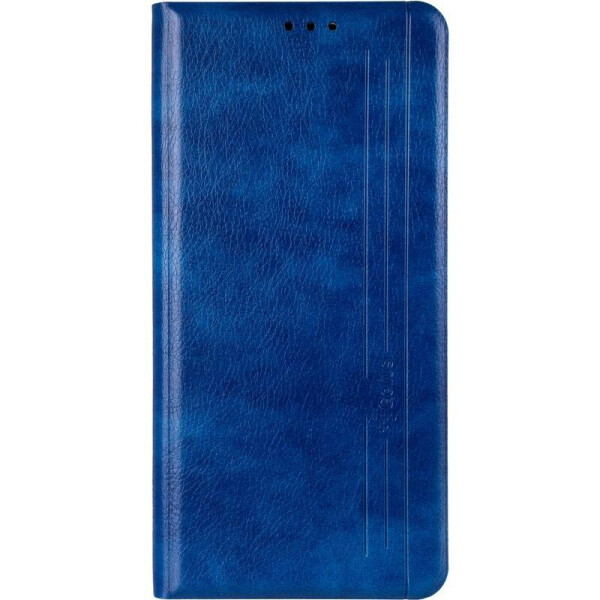 

Кожаный чехол книжка Leather Gelius New для iPhone 12 Pro Max Blue