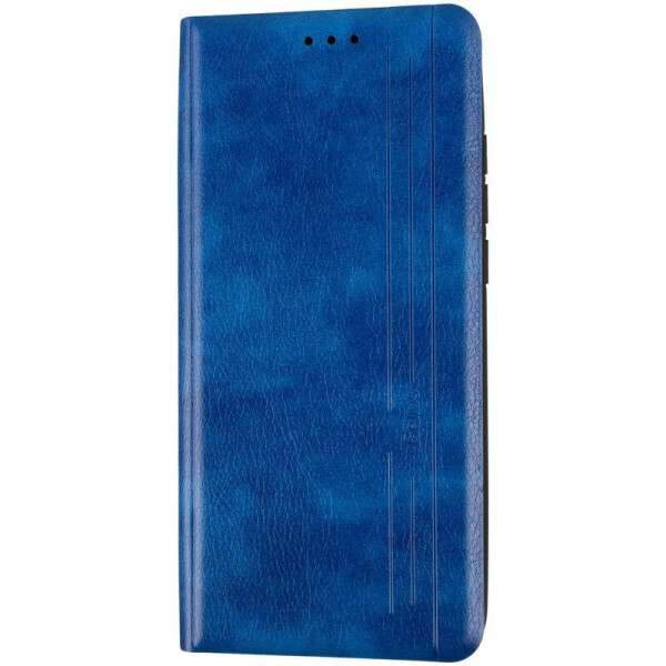 

Кожаный чехол книжка Leather Gelius New для Xiaomi Mi 10 Ultra Blue