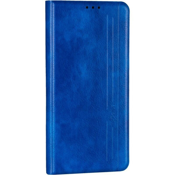 

Кожаный чехол книжка Leather Gelius New для Samsung G780 (S20 FE) Blue