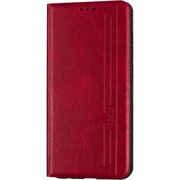 

Кожаный чехол книжка Leather Gelius New для Xiaomi Redmi Note 9 Red