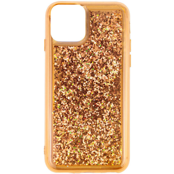 

TPU+PC чехол Sparkle (glitter) для Apple iPhone 11 (6.1") Золотой (119876)