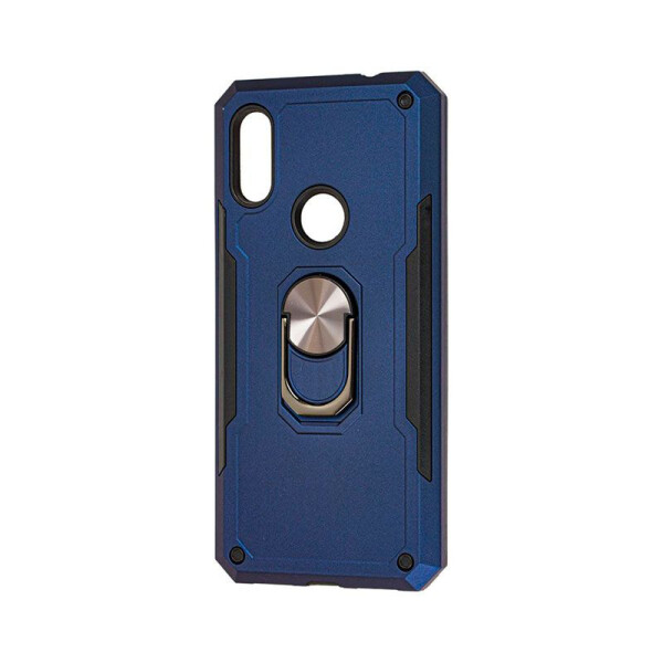 

Ударопрочный чехол SG Ring Color магнитный держатель для Huawei P Smart Z Темно-синий (108542)