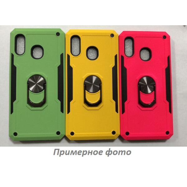 

Ударопрочный чехол SG Ring Color магнитный держатель для Samsung Galaxy A10 (A105F) Салатовый (108548)