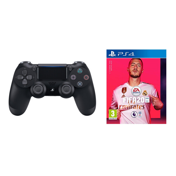 

Sony Dualshock 4 Чёрный version 2 + FIFA 20 PS4 русская версия