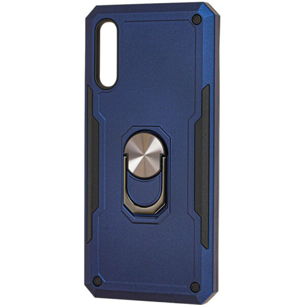 

Ударопрочный чехол SG Ring Color магнитный держатель для Samsung Galaxy A30s Темно-синий (108566)