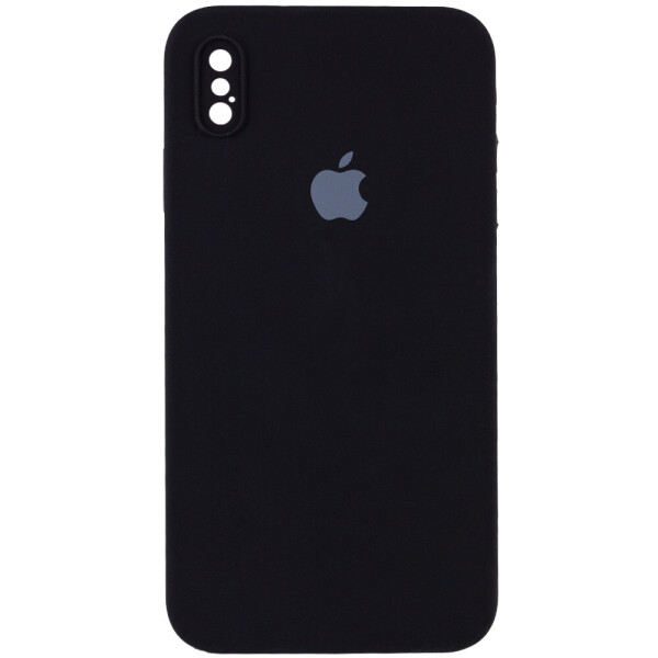 

Чехол Silicone Case Square Full Camera Protective (AA) для Apple iPhone X (5.8") Черный / Black (153059)