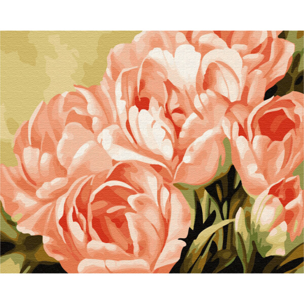 

Картина по номерам. Brushme "Розовые розы" GX7268