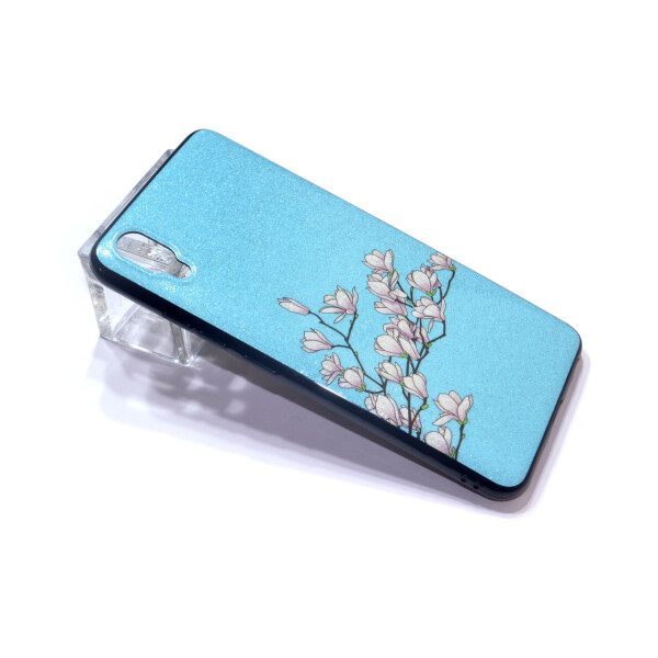 

Чехол для Vivo Y91C "Flower/Попсокет"