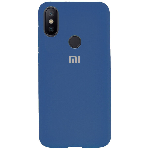 

Чехол Silicone Cover Full Protective (AA) для Xiaomi Redmi Note 6 Синий / Navy Blue (111125)