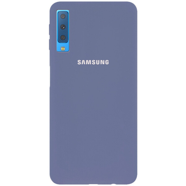 

Чехол Silicone Cover Full Protective (AA) для Samsung A750 Galaxy A7 (2018) Серый / Lavender Gray (145907)