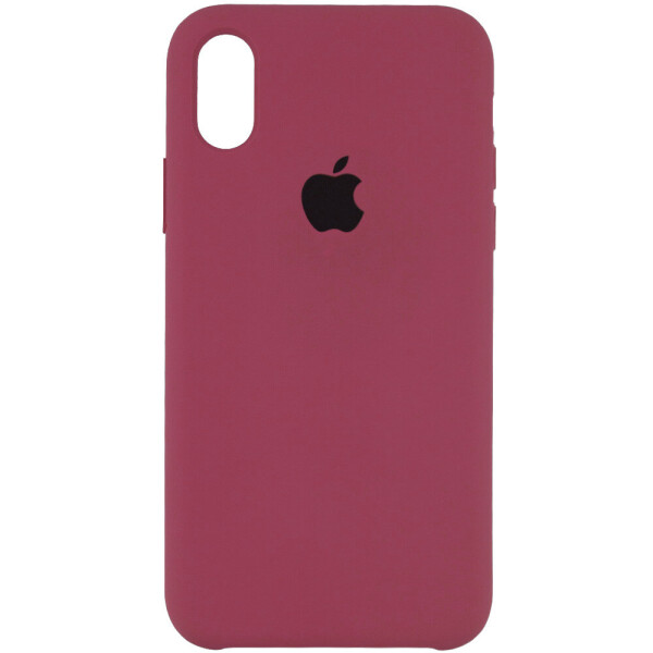 

Чехол Silicone Case (AA) для Apple iPhone XS Max (6.5") Красный / Rose Red (134542)