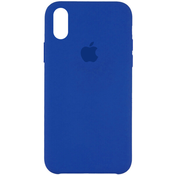 

Чехол Silicone Case (AA) для Apple iPhone X (5.8") / XS (5.8") Синий / Royal blue (133482)