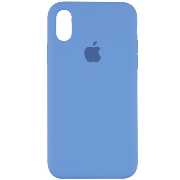 

Чехол Silicone Case (AA) для Apple iPhone X (5.8") Голубой / Cornflower (111706)