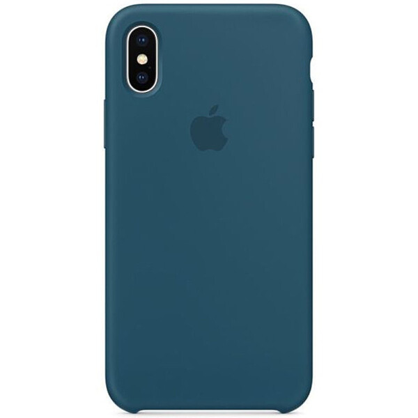 

Чехол Silicone Case (AA) для Apple iPhone X (5.8") Синий / Cosmos Blue (126789)
