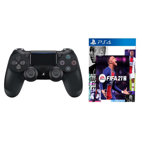 

Sony Dualshock 4 Чёрный version 2 + FIFA 21 PS4 русская версия